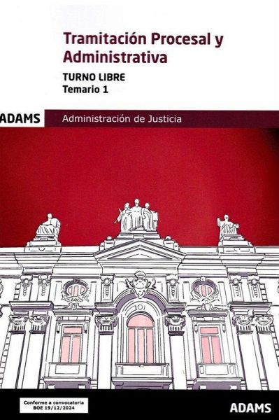 Temario 1 Tramitación Procesal y Administrativa, turno libre