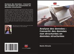 Analyse des données : Convertir des données non structurées en données structurées - Niraula, Neeta