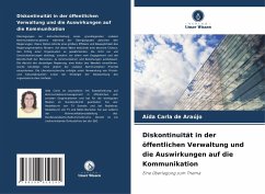 Cover Diskontinuität in der öffentlichen Verwaltung und die Auswirkungen auf die Kommunikation