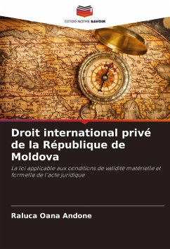 Cover Droit international privé de la République de Moldova