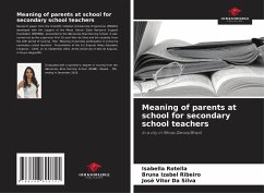 Cover Meaning of parents at school for secondary school teachers