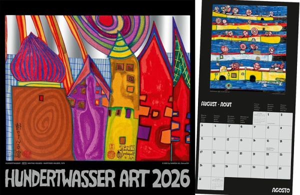  Foto zu Hundertwasser Broschürenkalender Art 2026 - Kalender bei bücher.de 
