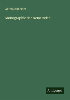 Cover Monographie der Nematoden