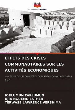 Cover EFFETS DES CRISES COMMUNAUTAIRES SUR LES ACTIVITÉS ÉCONOMIQUES