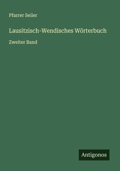 Cover Lausitzisch-Wendisches Wörterbuch