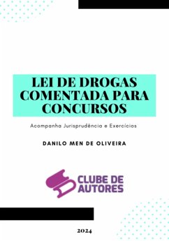 Cover Lei De Drogas Comentada Para Concursos (eBook, PDF)