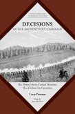 Decisions of the 1862 Kentucky Campaign (eBook, PDF)