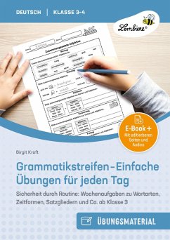 Cover Grammatikstreifen - Einfache Übungen für jeden Tag (eBook, PDF)