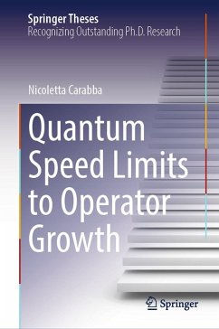 Cover Quantum Speed Limits to Operator Growth (eBook, PDF)