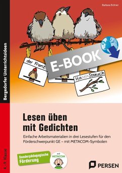 Cover Lesen üben mit Gedichten (eBook, PDF)