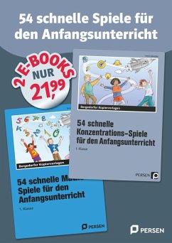 Cover Doppelband 54 schnelle Spiele Anfangsunterricht (eBook, PDF)