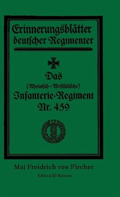 Cover History of Infantry Regiment 459