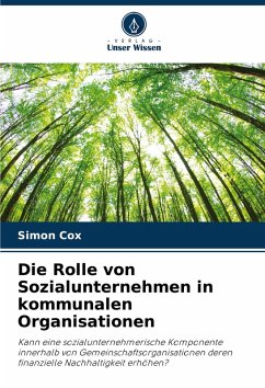 Cover Die Rolle von Sozialunternehmen in kommunalen Organisationen