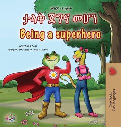Cover Being a Superhero (Amharic English Bilingual Children's Book)