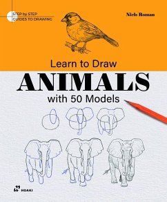 Cover Learn to Draw Animals with 50 Models