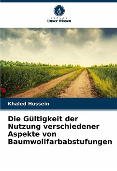 Cover Die Gültigkeit der Nutzung verschiedener Aspekte von Baumwollfarbabstufungen
