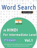 WORD SEARCH IN HINDI FOR INTERMEDIATE LEVEL - IT'S EASY! VOL.1 - DELTA CLASSICS - FIND 2000 CLEVERLY HIDDEN WORDS