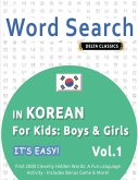 WORD SEARCH IN KOREAN FOR KIDS