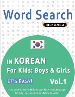 WORD SEARCH IN KOREAN FOR KIDS - Best Activity Books