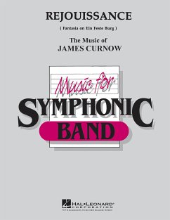 Cover James Curnow, Rejouissance (Fantasia On Ein Feste Burg) Concert Band Partitur + Stimmen