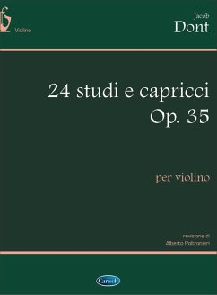 Jakob Dont, 24 Studi e Capricci Op35 Violin Buch