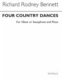 Richard Rodney Bennett, Four Country Dances Oboe Soprano Saxophone Piano Accompaniment Buch