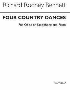 Cover Richard Rodney Bennett, Four Country Dances Oboe Soprano Saxophone Piano Accompaniment Buch