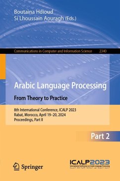 Arabic Language Processing: From Theory to Practice (eBook, PDF)