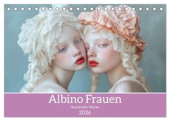 Albino Frauen - Kunstvolle Werke (Tischkalender 2026 DIN A5 quer), CALVENDO Monatskalender