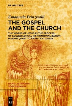 The Gospel and the Church (eBook, ePUB) - Prinzivalli, Emanuela