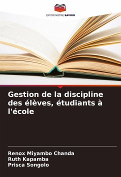 Cover Gestion de la discipline des élèves, étudiants à l'école