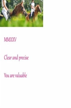 Cover Clear and precise
