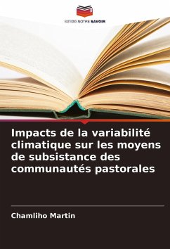 Cover Impacts de la variabilité climatique sur les moyens de subsistance des communautés pastorales