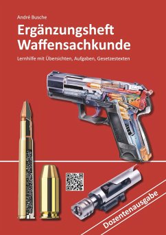 Cover Ergänzungsheft Waffensachkundeprüfung Dozentenausgabe