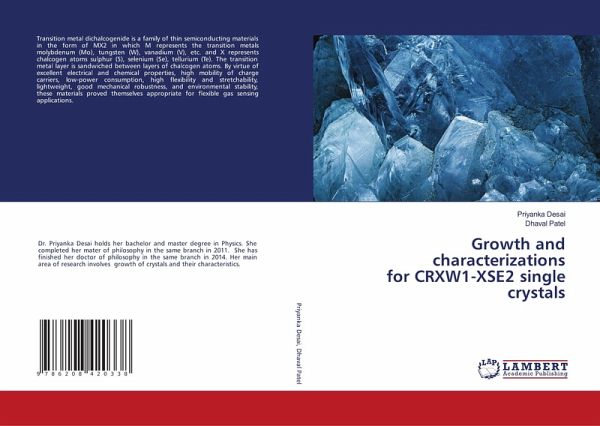 Growth and characterizations for CRXW1-XSE2 single crystals Growth and characterizations for CRXW1-XSE2 single crystals