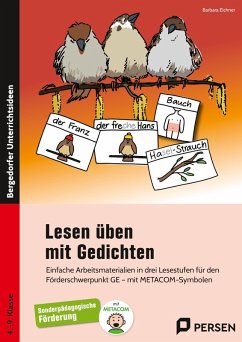 Cover Lesen üben mit Gedichten