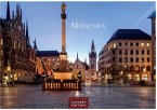 München Kalender 2026 - Wandkalender   Fotokalender Deutschland 50x35cm - faszinierende Ansichten von Marienplatz bis Alpenpanorama