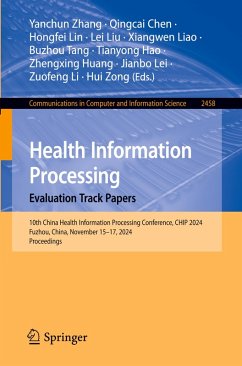 Cover Health Information Processing. Evaluation Track Papers