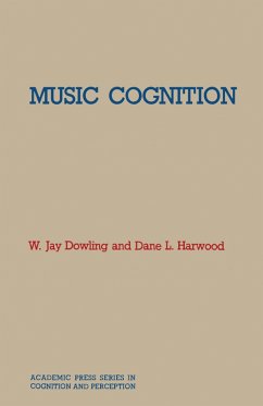 Music Cognition (eBook, PDF) - Dowling, W. Jay; Harwood, J. L.