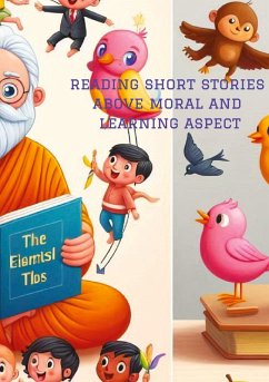 Cover reading short stories above moral and learning aspect