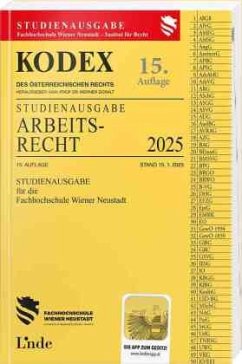 KODEX Studienausgabe Arbeitsrecht FH Wr. Neustadt 2025