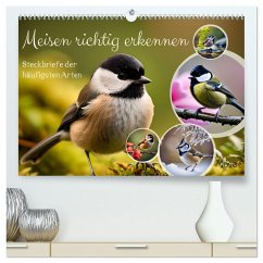 Cover Meisen richtig erkennen (hochwertiger Premium Wandkalender 2026 DIN A2 quer), Kunstdruck in Hochglanz