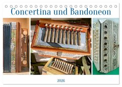 Cover Concertina und Bandoneon (Tischkalender 2026 DIN A5 quer), CALVENDO Monatskalender