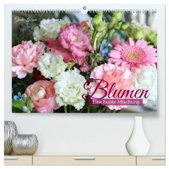 Cover Blumen - Eine bunte Mischung (hochwertiger Premium Wandkalender 2026 DIN A2 quer), Kunstdruck in Hochglanz
