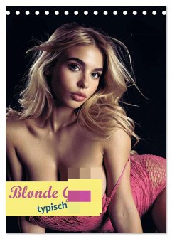 Blonde Girls typisch pink (Tischkalender 2026 DIN A5 hoch), CALVENDO Monatskalender