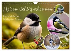 Cover Meisen richtig erkennen (Wandkalender 2026 DIN A4 quer), CALVENDO Monatskalender