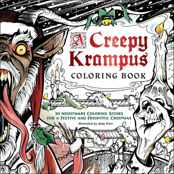 A Creepy Krampus Coloring Book