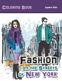 Cover Fashion on the Streets of New York Coloring Book