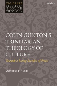 Cover Colin Gunton's Trinitarian Theology of Culture