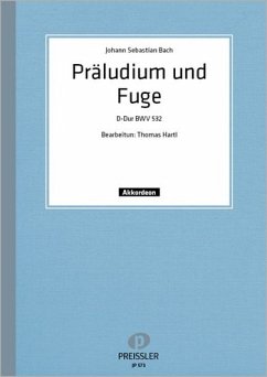Cover Präludium und Fuge D-Dur BWV532 für 2 Akkordeons Stimmen